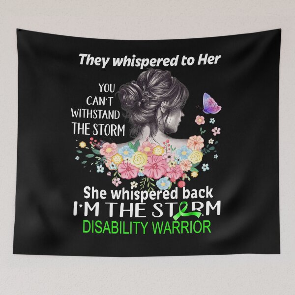 Item preview, Disability Warrior I'm The Storm Disability Awareness designed and sold by Hatjar.