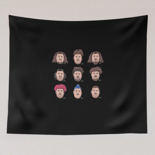 Item preview, The 9 Faces Of Rainer Drachenlord Winkler Pullover Hoodie designed and sold by allysonhat.