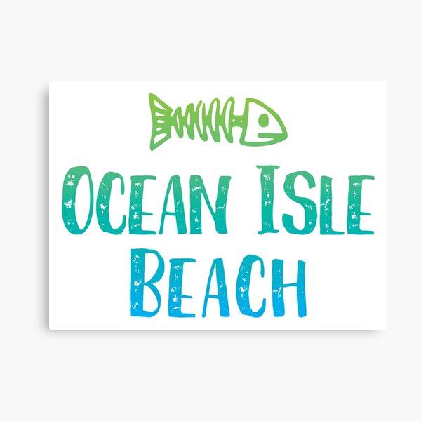 Ocean Isle Beach North Carolina Canvas Print