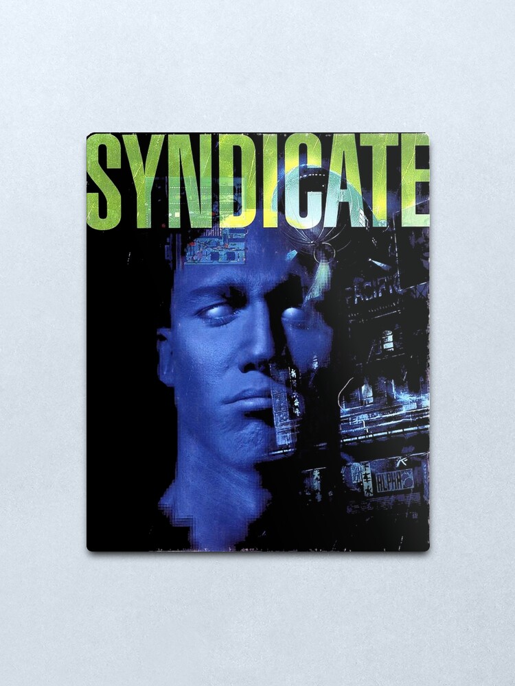 Alternate view of Syndicate Retro Game Print Metal Print