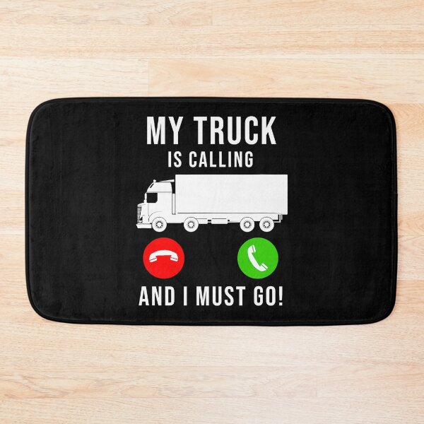 Item preview, My Truck Is Calling And I Must Go Funny Trucking Trucker Truck Driver designed and sold by GardNewerd.