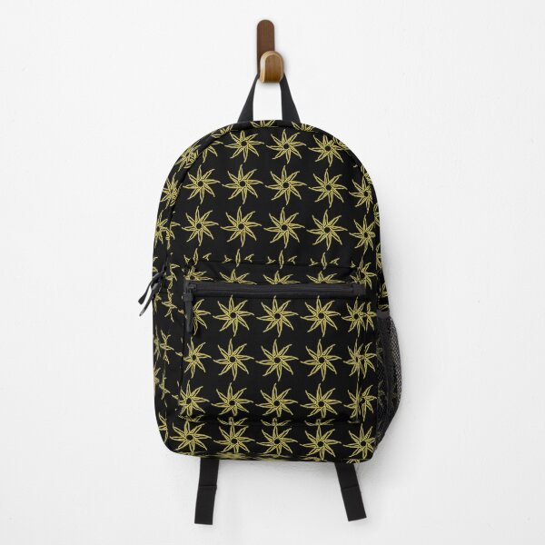 Item preview, Yellow eight pointed star, abstract art designed and sold by Meo Design.