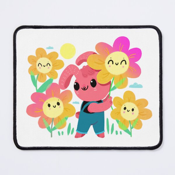 Item preview, Bunny and flowers designed and sold by mjdaluz.