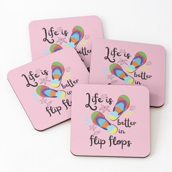 Item preview,  Life Is Better In Flip Flops designed and sold by BronikowskiART.