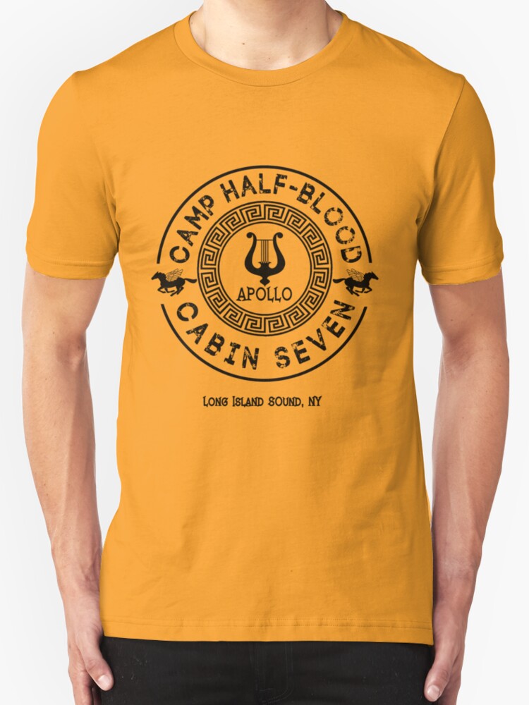"Percy Jackson Camp HalfBlood Cabin Seven Apollo" TShirts