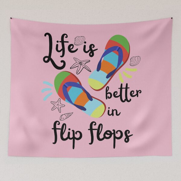 Item preview,  Life Is Better In Flip Flops designed and sold by BronikowskiART.