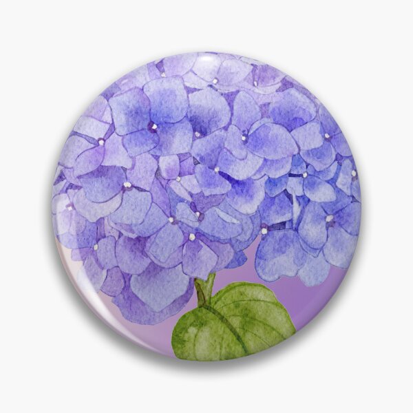 Item preview, Watercolor Purple Hydrangea Flower  designed and sold by silviaol.