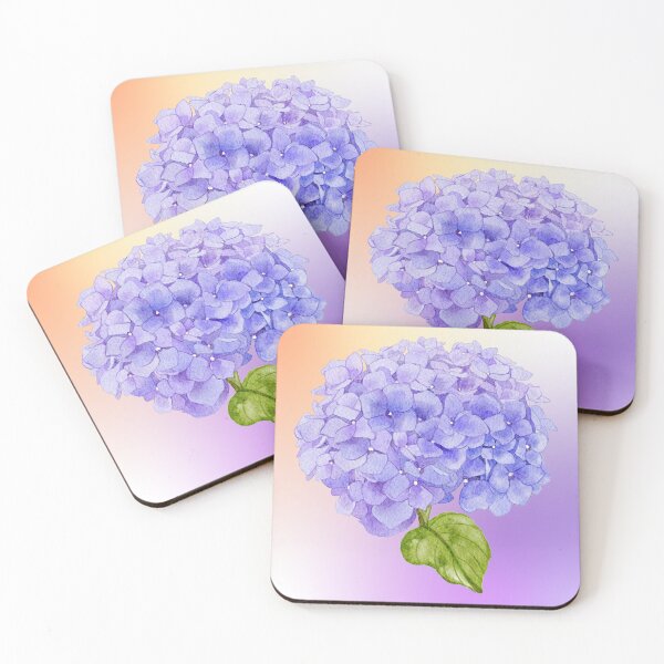 Item preview, Watercolor Purple Hydrangea Flower  designed and sold by silviaol.