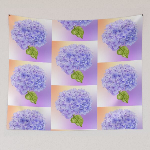 Item preview, Watercolor Purple Hydrangea Flower  designed and sold by silviaol.