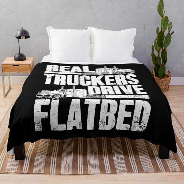 Item preview, Real Truckers Drive Flatbed Gift The Best Truck Driver designed and sold by GardNewerd.