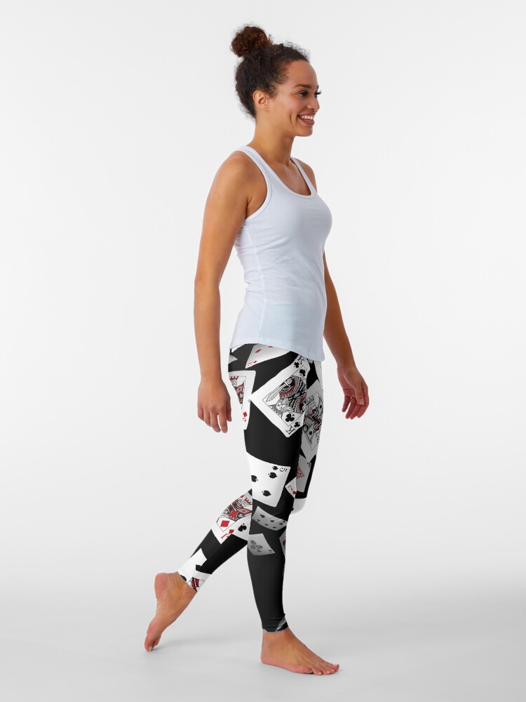 Alternate view of Falling Cards Leggings