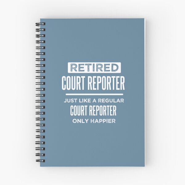 Item preview, Retired Court Reporter Stenographer Funny Saying Retirement Pullover designed and sold by TamhXua.