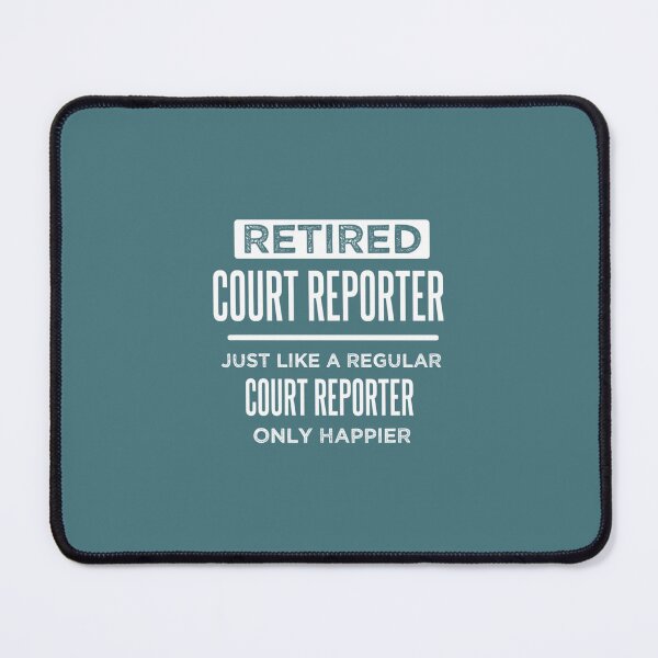 Item preview, Retired Court Reporter Stenographer Funny Saying Retirement Pullover designed and sold by TamhXua.