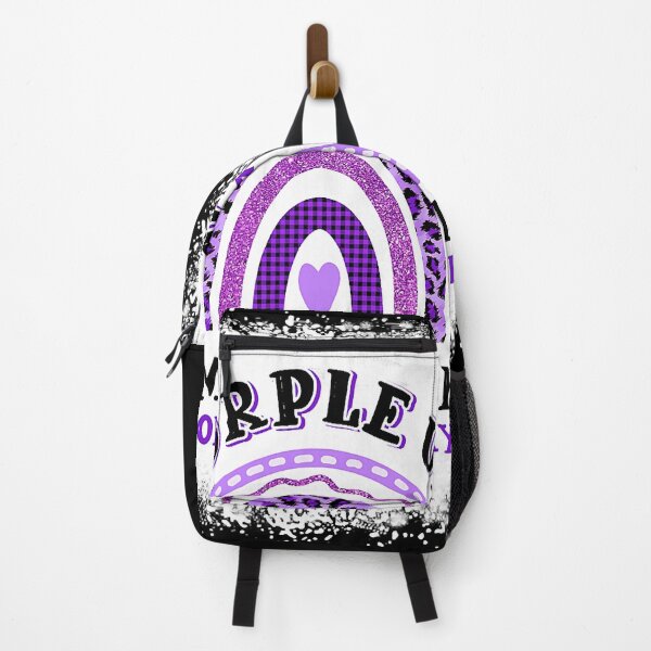 Item preview, Purple Up For Military Kids Month Of The Military Child Leopard Rainbow Military Child Month Purple Up Bleached designed and sold by HaaChris-Artis.