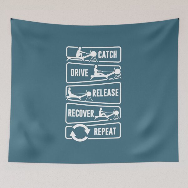 Item preview, Rowing Stroke Ergometer Fitness Repeat Saying Erg Rowers Gym Premium  designed and sold by TamhXua.