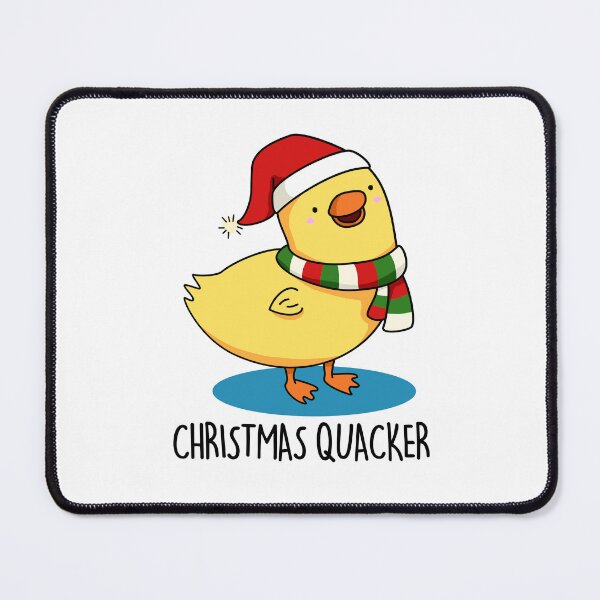 Item preview, Christmas Quacker Funny Duck Puns designed and sold by punnybone.