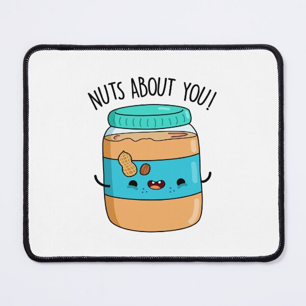 Item preview, Nuts About You Funny Peanut Butter Puns  designed and sold by punnybone.