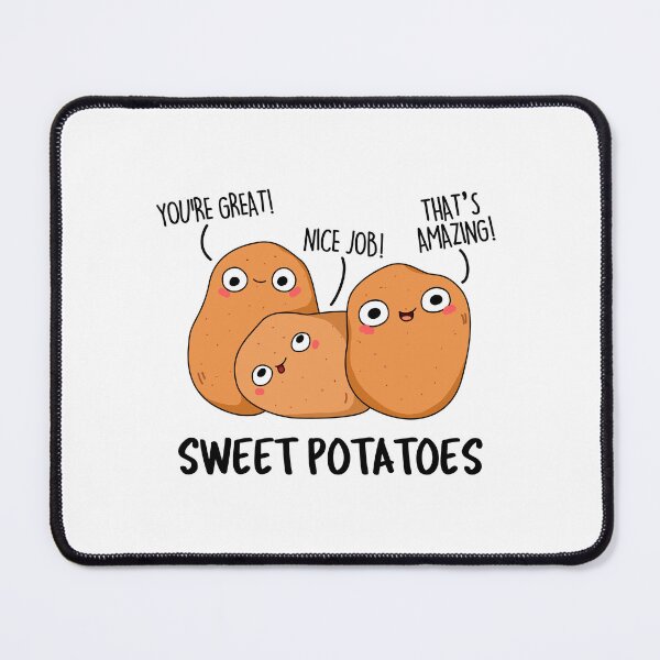 Item preview, Sweet Potatoes Funny Vegetable Puns  designed and sold by punnybone.