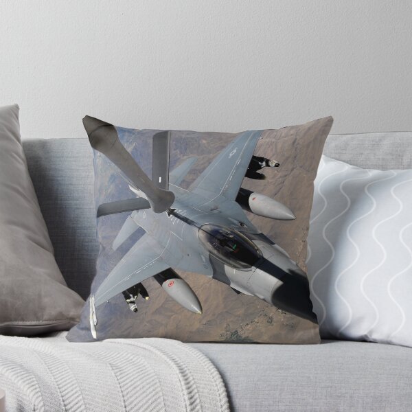 Item preview, An F-16 Fighting Falcon receives fuel from a KC-135 Stratotanker. designed and sold by StocktrekImages.