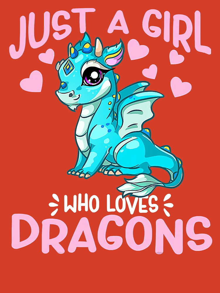 Just a girl who loves dragons: Cute Space 8.5'' x 11'' Sketch book