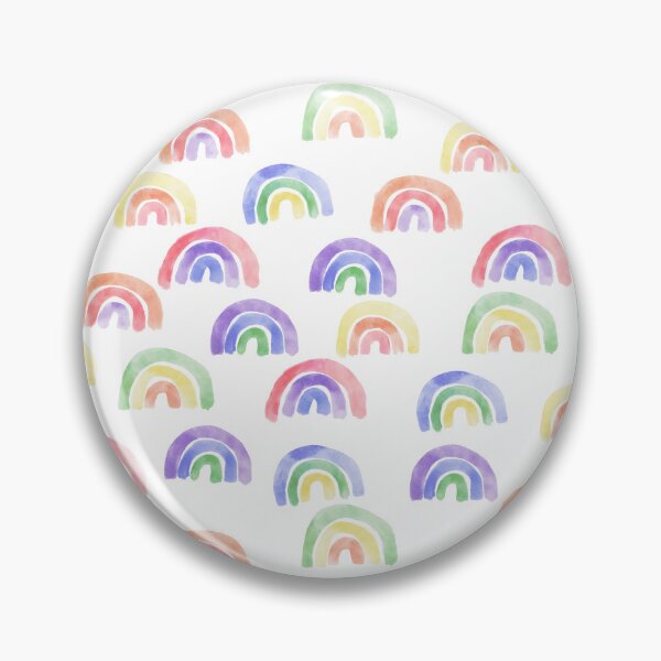 Item preview, Watercolor Rainbow Pattern designed and sold by wordznart.