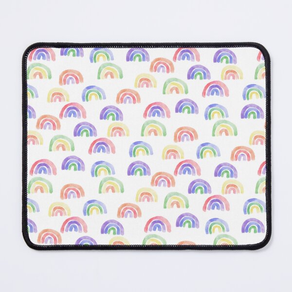 Item preview, Watercolor Rainbow Pattern designed and sold by wordznart.
