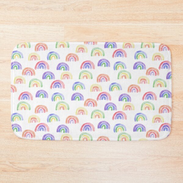 Item preview, Watercolor Rainbow Pattern designed and sold by wordznart.