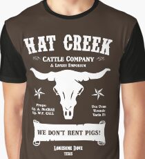 Hat Creek Cattle Company - Lonesome Dove Graphic T-Shirt