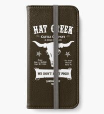 Hat Creek Cattle Company - Einsame Taube iPhone Flip-Case/Hülle/Klebefolie