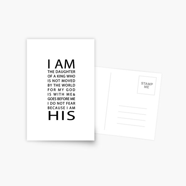 Christian Quote Postcard