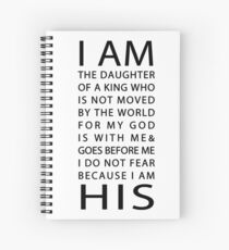 Christian Quote Spiral Notebook