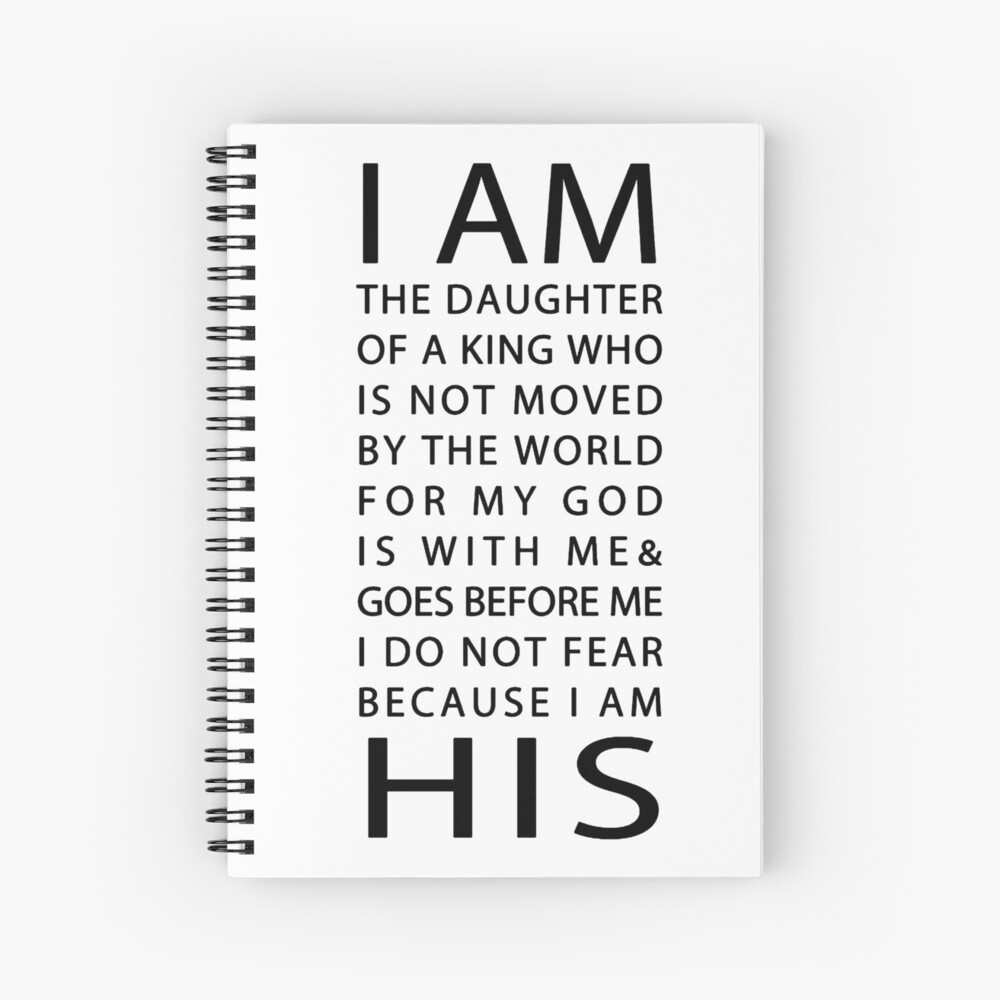 Christian Quote Spiral Notebook