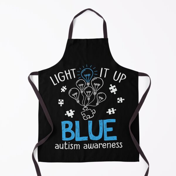 Item preview, Light It Up Blue Autism Awareness Autistic Puzzle Piece designed and sold by HaaChris-Artis.