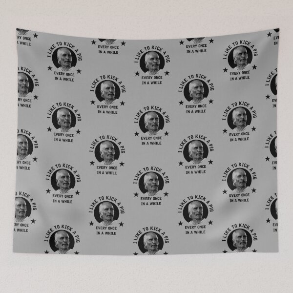 Item preview, "I like to kick a pig every once in a while" - Augustus McCrea designed and sold by GroatsworthTees.