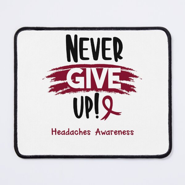 Item preview, Headaches Warrior - Headaches Awareness - Never Give Up! designed and sold by Robbsyn.