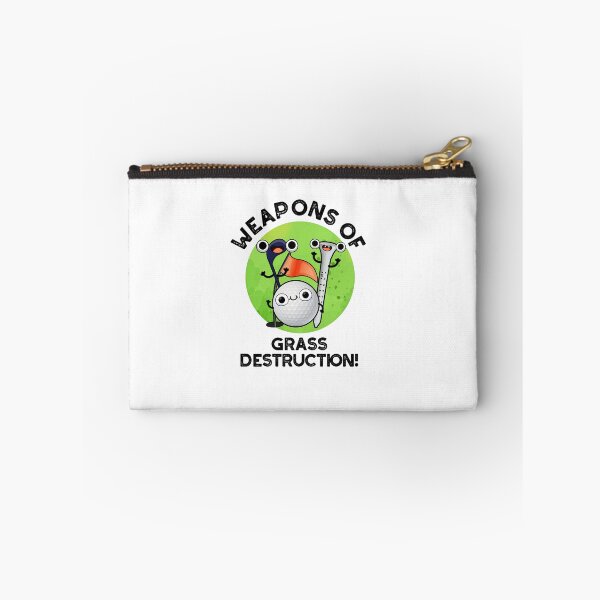 Item preview, Weapons Of Grass Destruction Funny Golf Puns  designed and sold by punnybone.