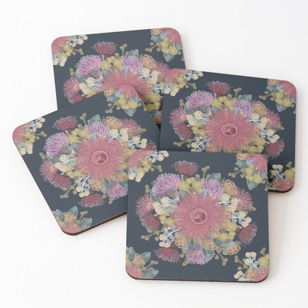 Item preview, Vintage Australian Wildflowers - Vintage Color Palette designed and sold by Sketchbook Designs.