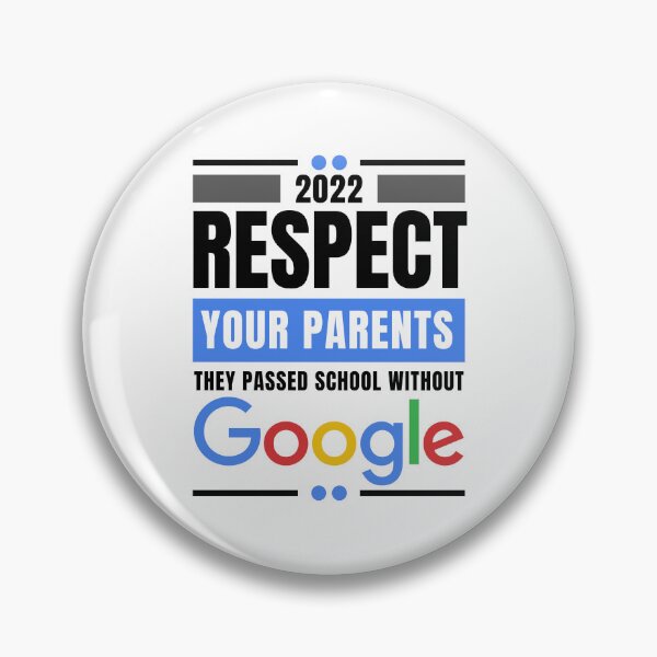 Item preview, Respeten a sus padres. Aprobaron la escuela sin google | Citas divertidas de regreso a la escuela designed and sold by introvy.