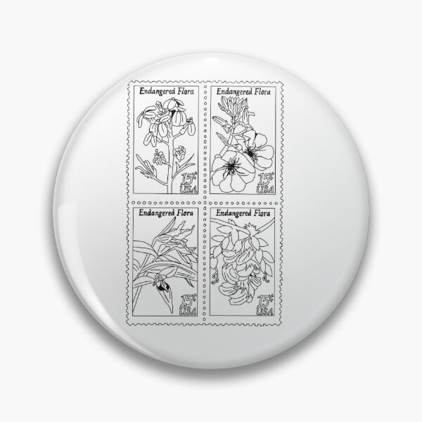 Item preview, Endangered Flower Stamp designed and sold by megtay14.