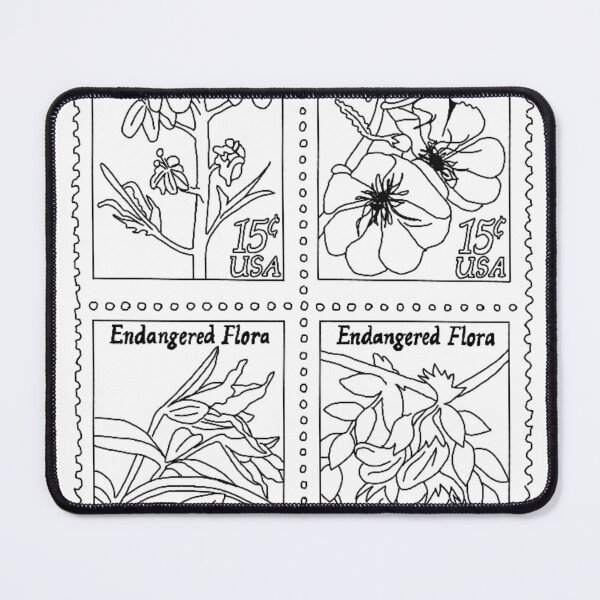 Item preview, Endangered Flower Stamp designed and sold by megtay14.