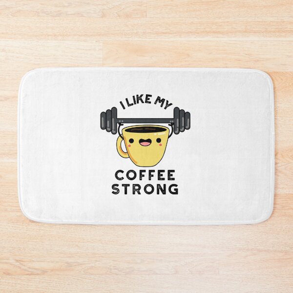 Item preview, I Like My Coffee Strong Funny Drink Puns  designed and sold by punnybone.