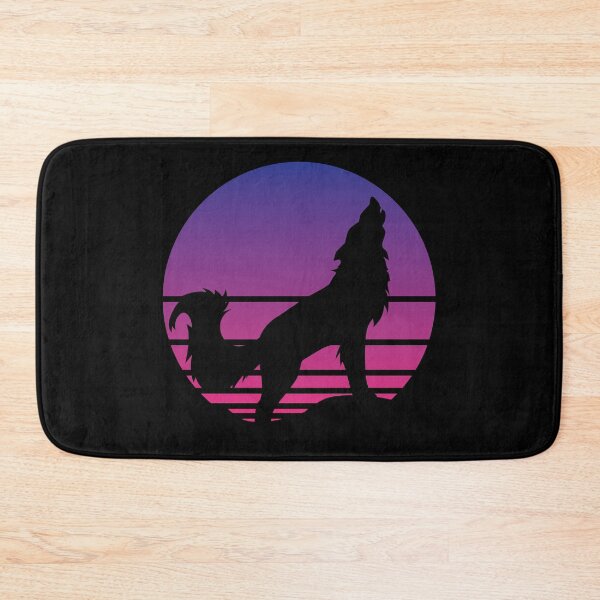 Item preview, Wolf Synth-wave  designed and sold by samohtlion.