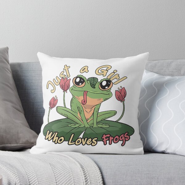 Item preview, Just A Girl Who Loves Frog designed and sold by nwaja-art.