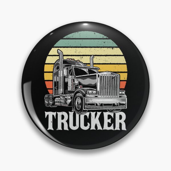 Item preview, Vintage Trucker Big Rig Semi Trailer Truck Driver Gift designed and sold by GardNewerd.
