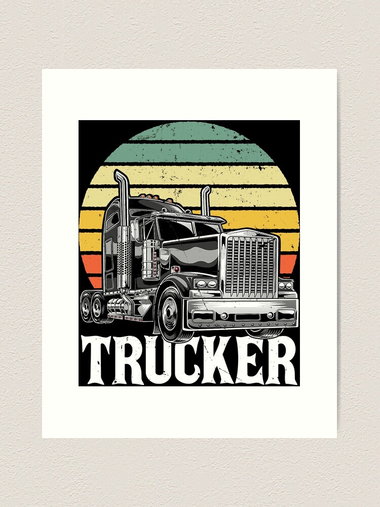 Funny Trucker Gifts Men Truck Driver Husband Semi Trailer