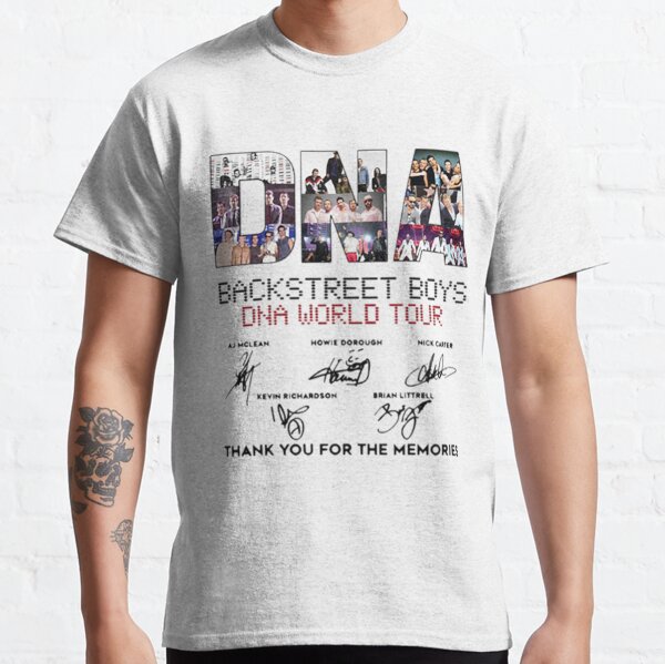 DNA Backstreet Boys DNA World Tour Vielen Dank für die Erinnerungen Classic T-Shirt