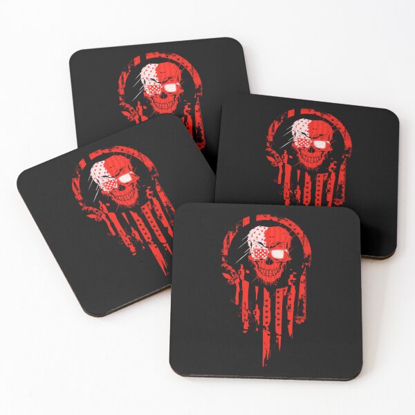 Item preview, American Warrior red  Skull designed and sold by mbensdesign.