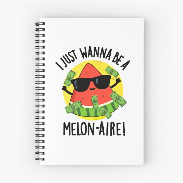 Item preview, I Just Wanna Be A Melon-aire Funny Melon Puns  designed and sold by punnybone.