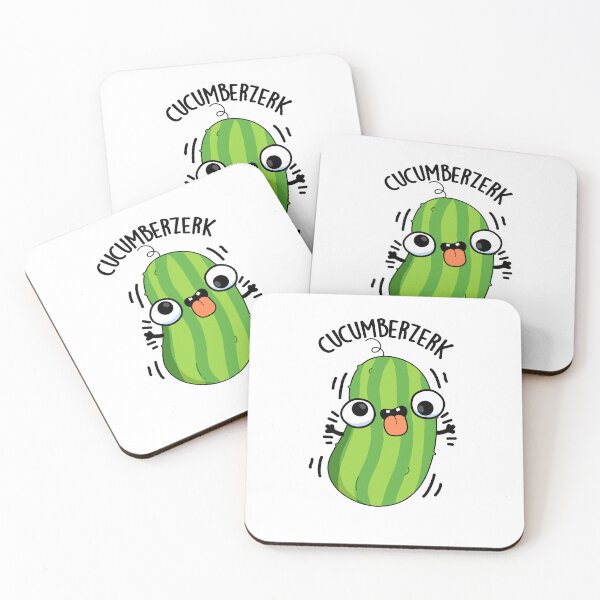 Item preview, Cucumberzerk Funny Berzerk Cucumber Puns  designed and sold by punnybone.