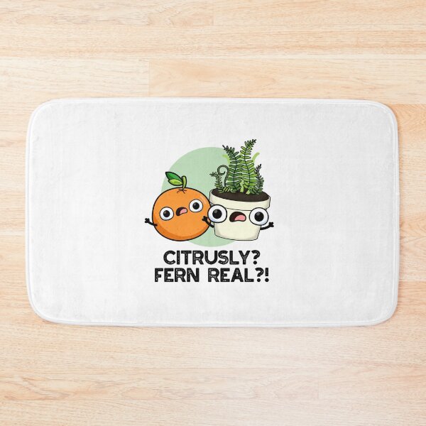 Item preview, Citrusly Fern Real Funny Fruit Plant Puns  designed and sold by punnybone.